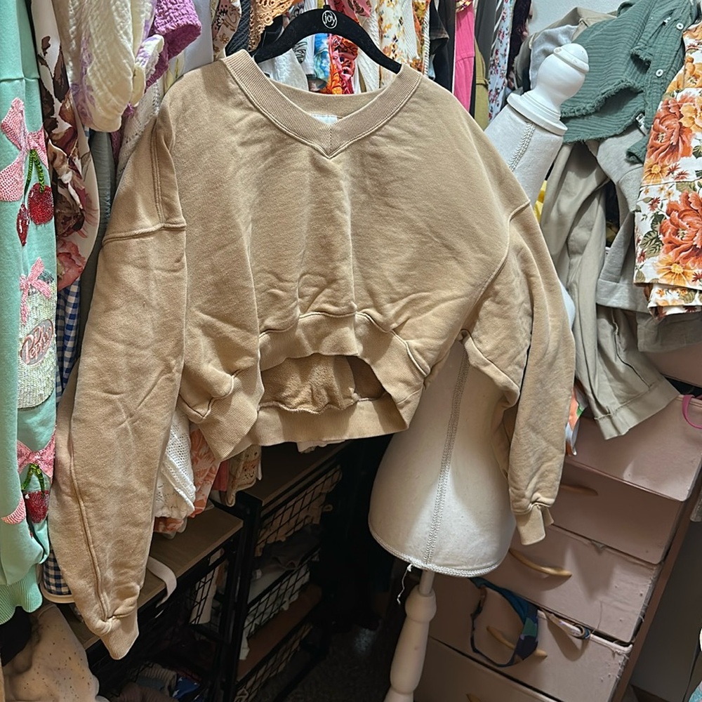 Aerie offline cropped sweatshirt size small!